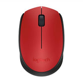 Logitech M171 2.4Ghz USB Wireless Mouse - Red